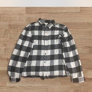 Lucky Brand Monochrome Plaid Shirt